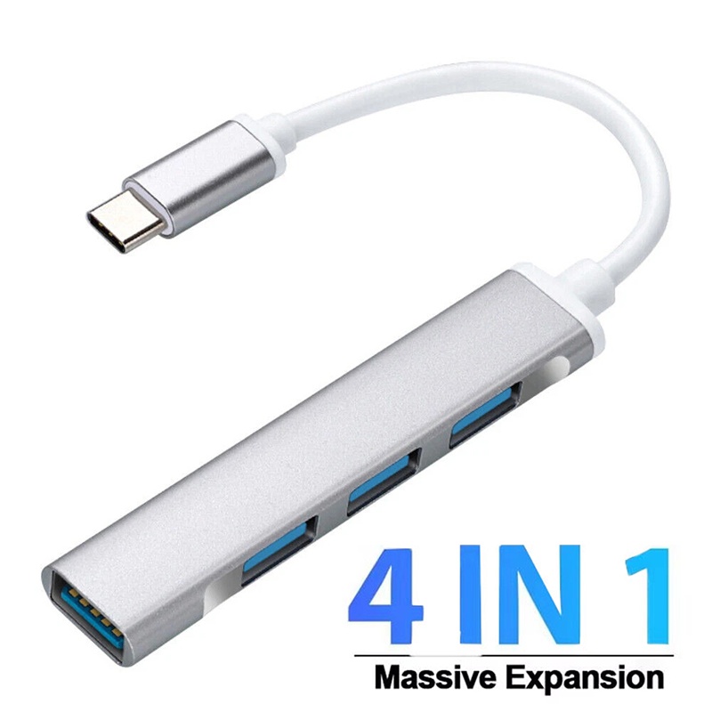 Laptop Accessories Gadgets - 4-In-1 Type-C Extender Hub 4 Port