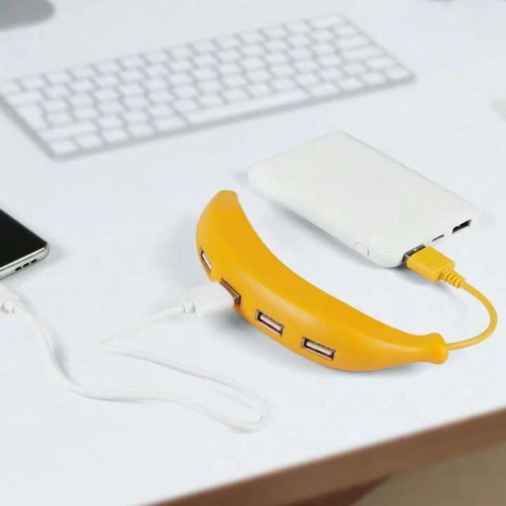 Laptop Accessories Hub - Portable Design Banana USB Hub USB
