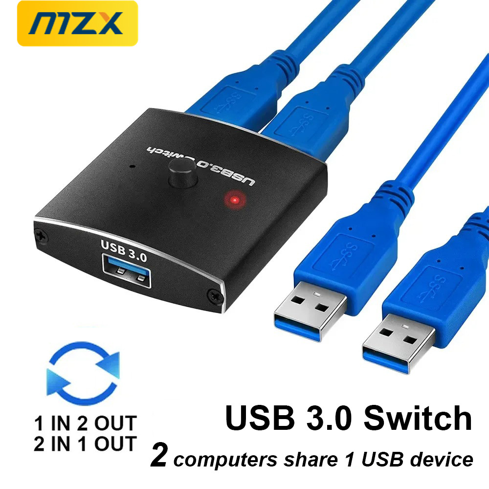 Laptop Accessories And Gadgets - MZX Two-Way USB 3.0 Switch KM