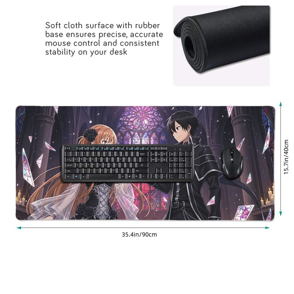 Large Mouse Pad Sword Art Onli - Laptop Accessories Online ulasan dan harga