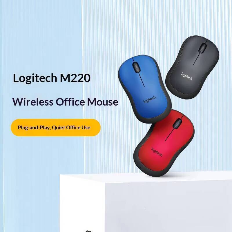 Logitech M220 Silent Wireless  - Laptop Accessories You Need ulasan dan harga