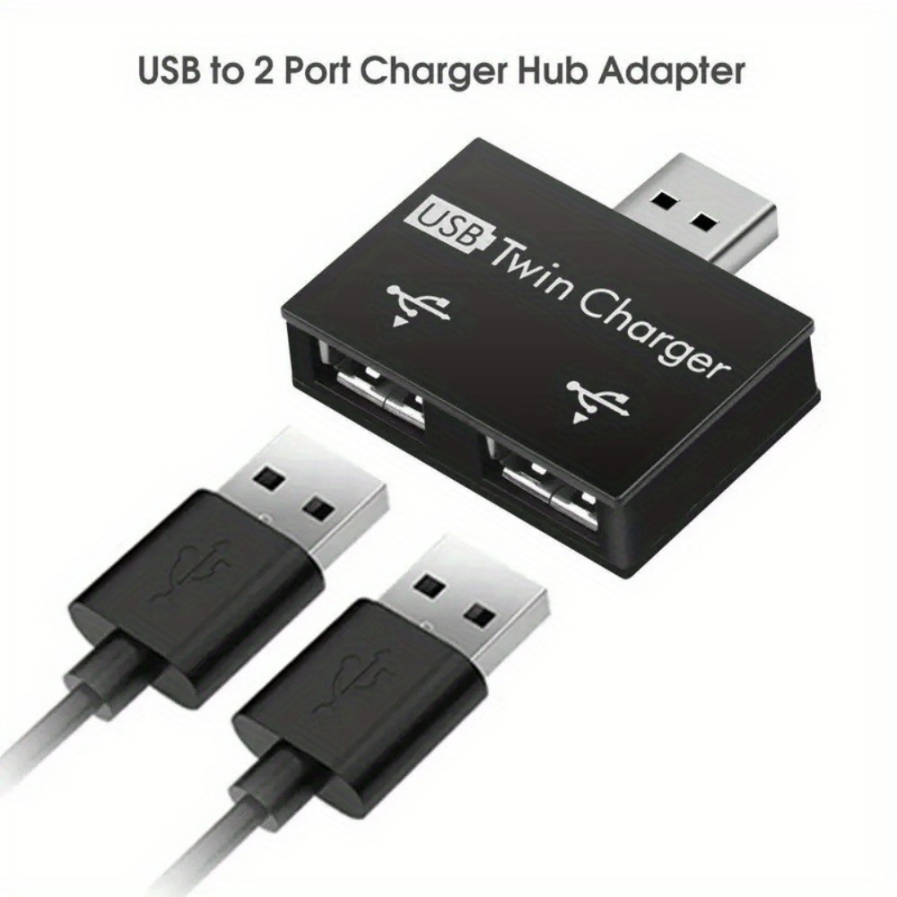 USB2.0 Splitter 1 Male To 2 Po - Laptop Accessories Hub ulasan dan harga