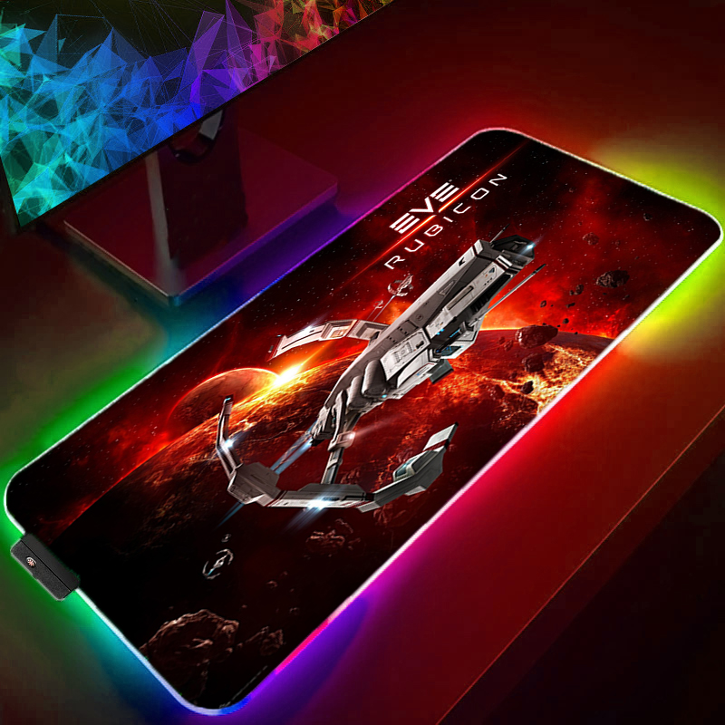 RGB Mouse Pad Gamer Large gami - Laptop Accessories Online ulasan dan harga