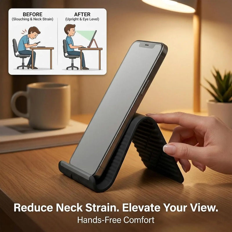 Flexible Foldable Silicone Pho - Laptop Office Accessories ulasan dan harga