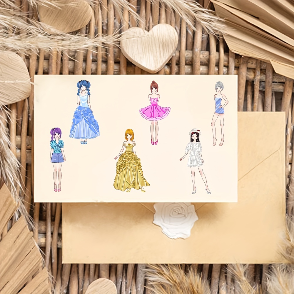 8PCS Princess Costume Collage  - Laptop Accessories Cool ulasan dan harga