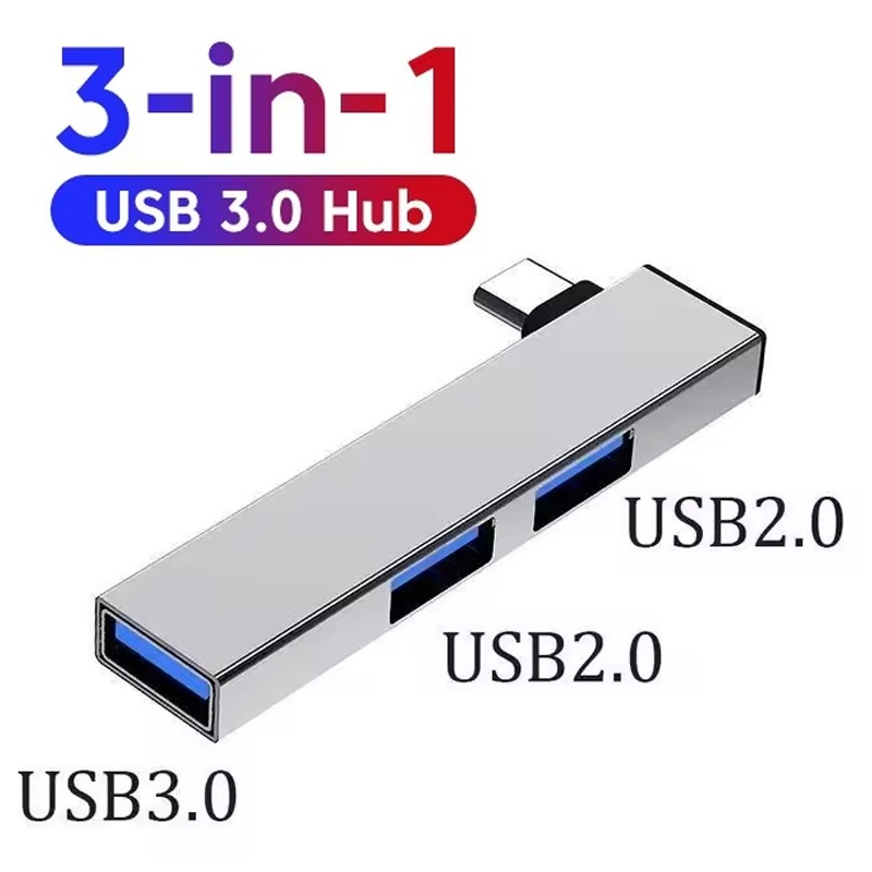 3 In 1 USB 3.0 HUB 3 Ports Mul - Laptop Accessories Hub ulasan dan harga