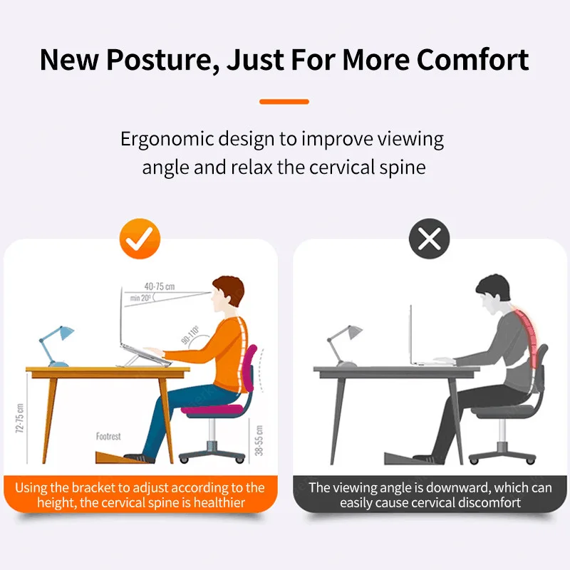 Laptop Stand Portable Foldable - Laptop Accessories And Gadgets ulasan dan harga