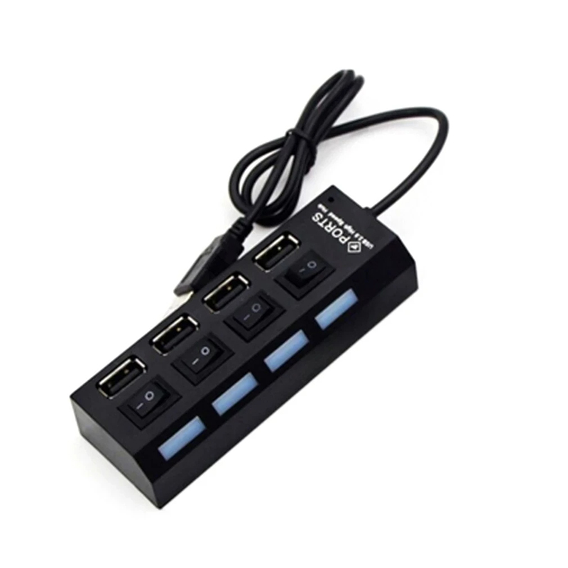4-Ports USB 2.0 Hub Extension  - Laptop Accessories Hub ulasan dan harga