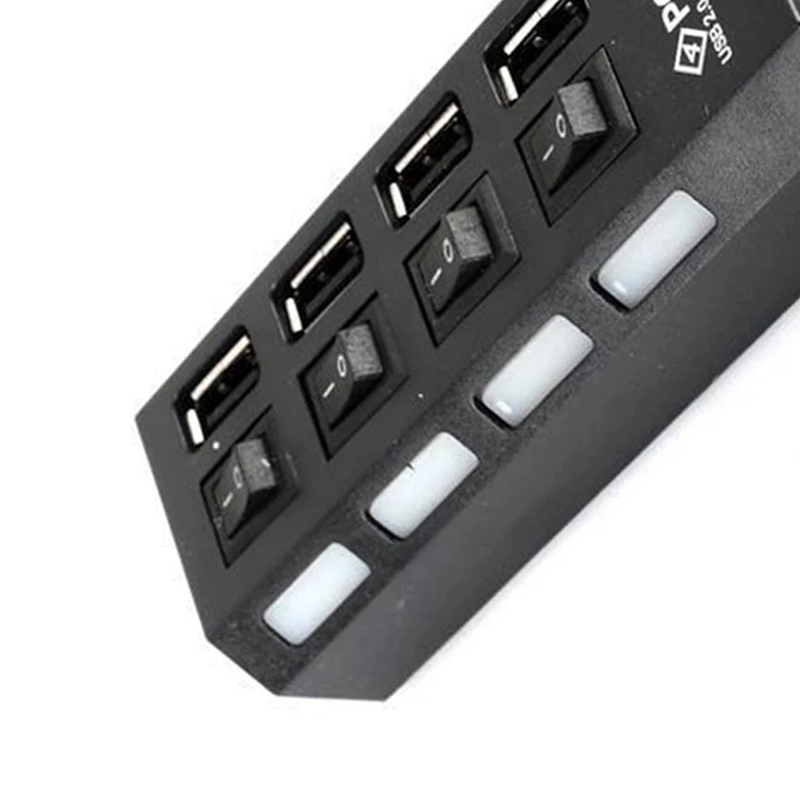 4-Ports USB 2.0 Hub Extension  - Laptop Accessories Hub ulasan dan harga