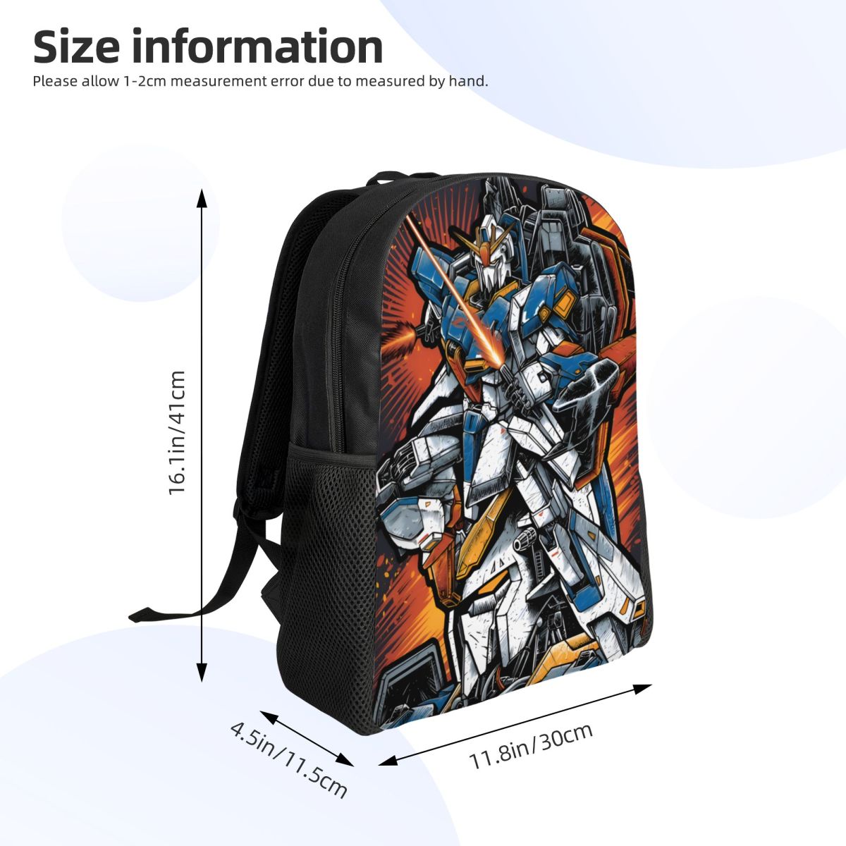 3D Print G-Gundams Mangas Back - Laptop Accessories 3D Print ulasan dan harga