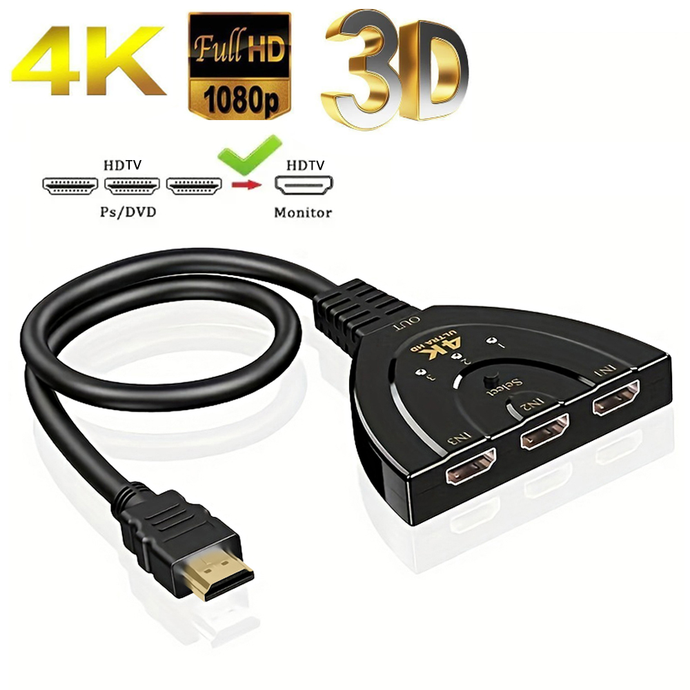 4K*2K 3 Port HDTV-compatible S - Laptop Accessories Hub ulasan dan harga