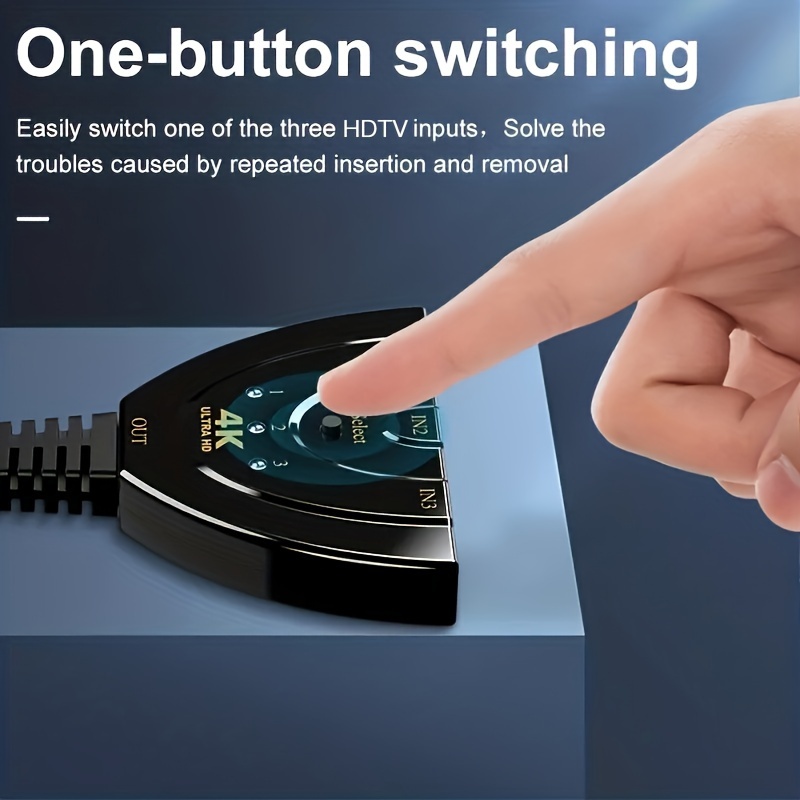 4K*2K 3 Port HDTV-compatible S - Laptop Accessories Hub ulasan dan harga