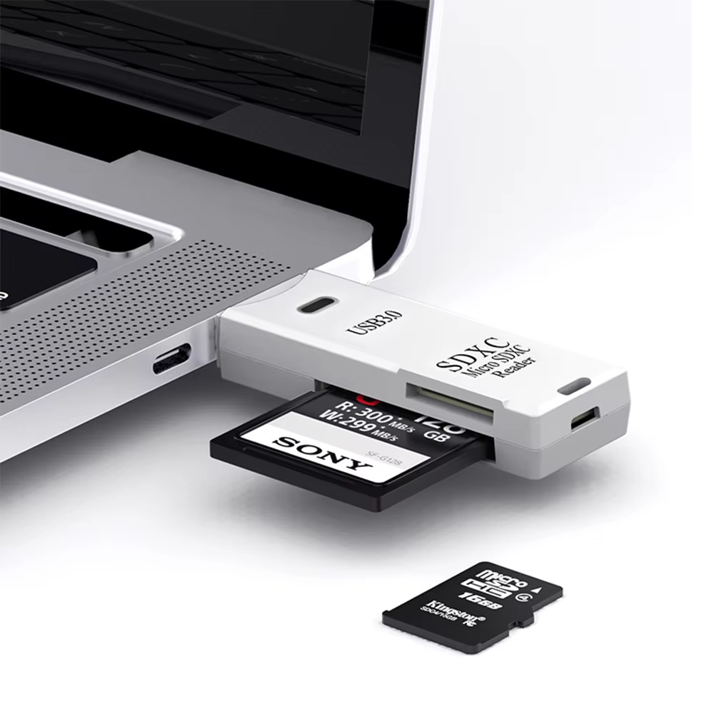 2 In 1 USB 3.0 Card Reader Mic - Laptop Accessories And Gadgets ulasan dan harga