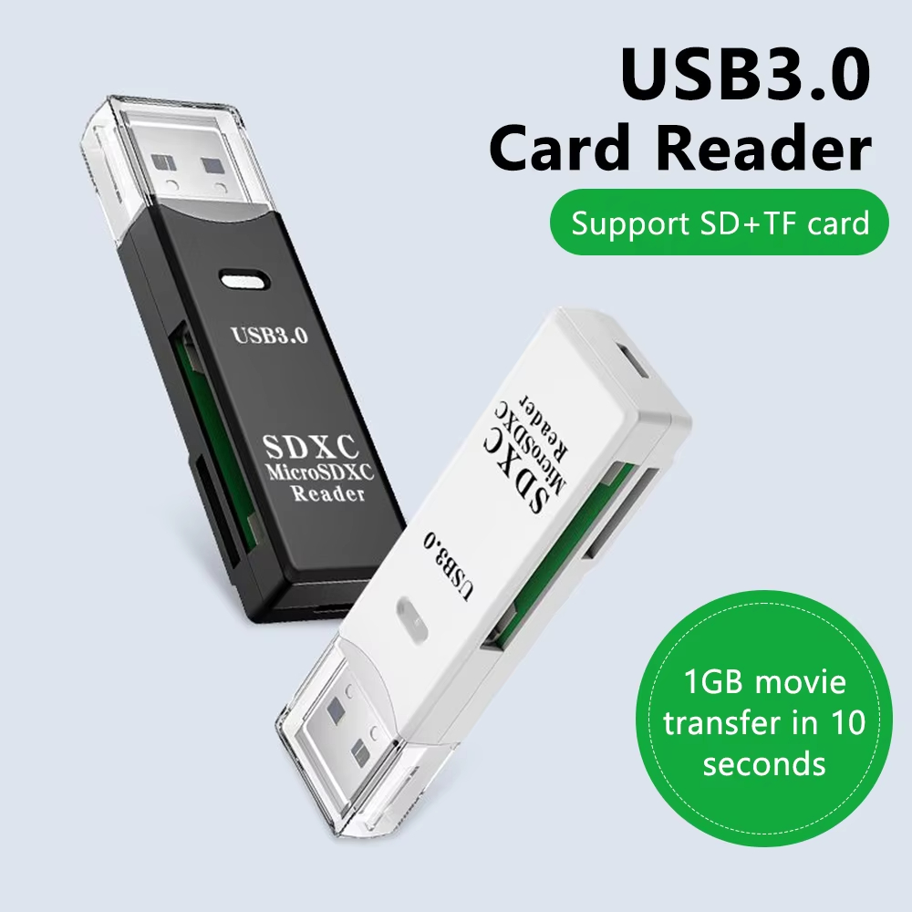 2 In 1 USB 3.0 Card Reader Mic - Laptop Accessories And Gadgets ulasan dan harga