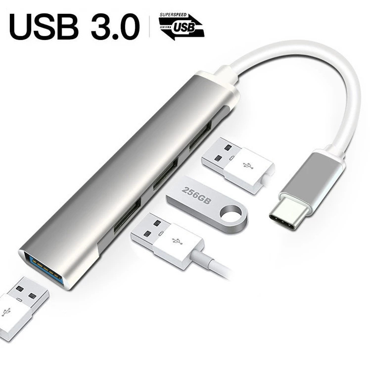 4-in-1 USB C HUB 3.0 Type C 3. - Laptop Accessories And Gadgets ulasan dan harga