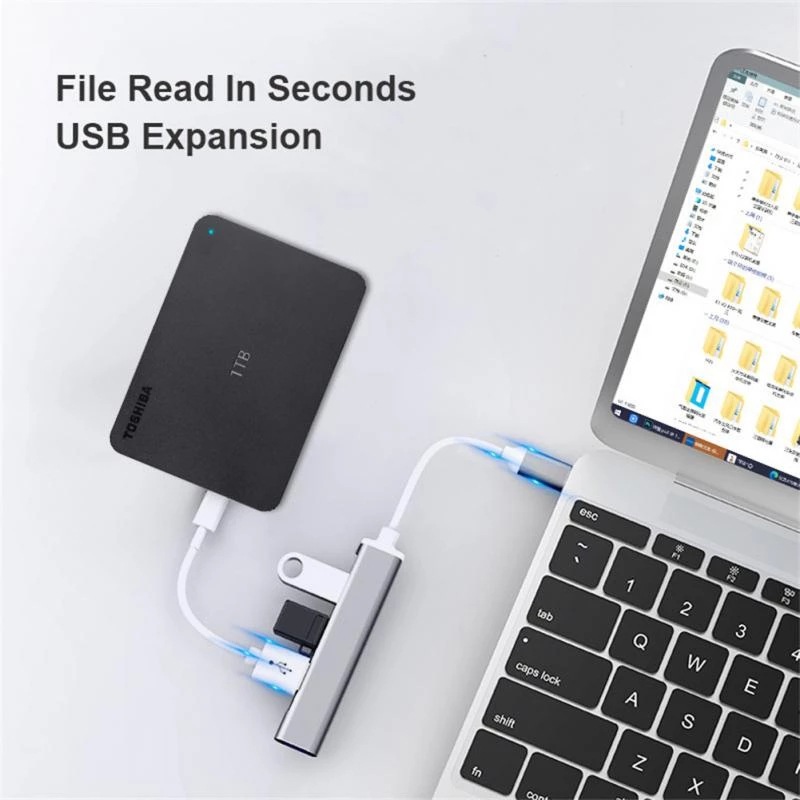 4-in-1 USB C HUB 3.0 Type C 3. - Laptop Accessories And Gadgets ulasan dan harga