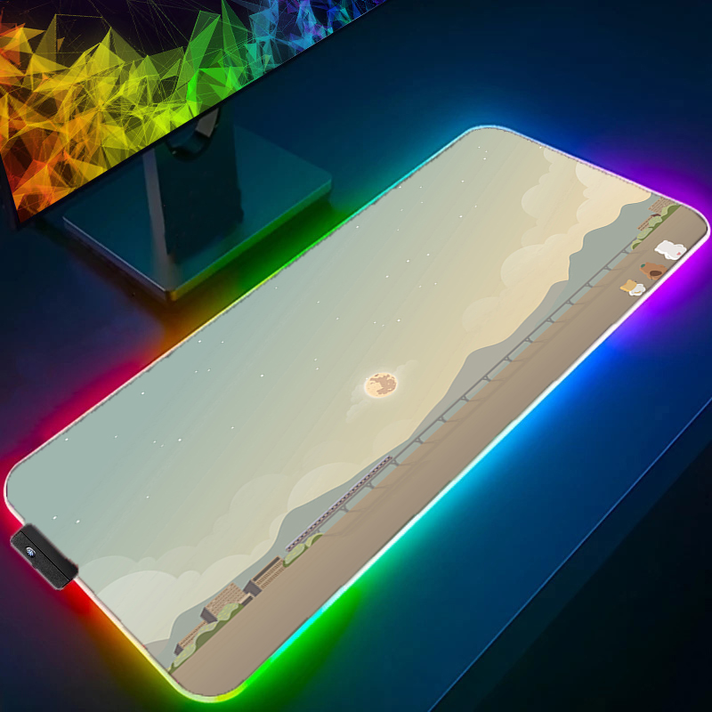 RGB LED Mouse Pad Laptop Non-s - Laptop Accessories Rgb ulasan dan harga