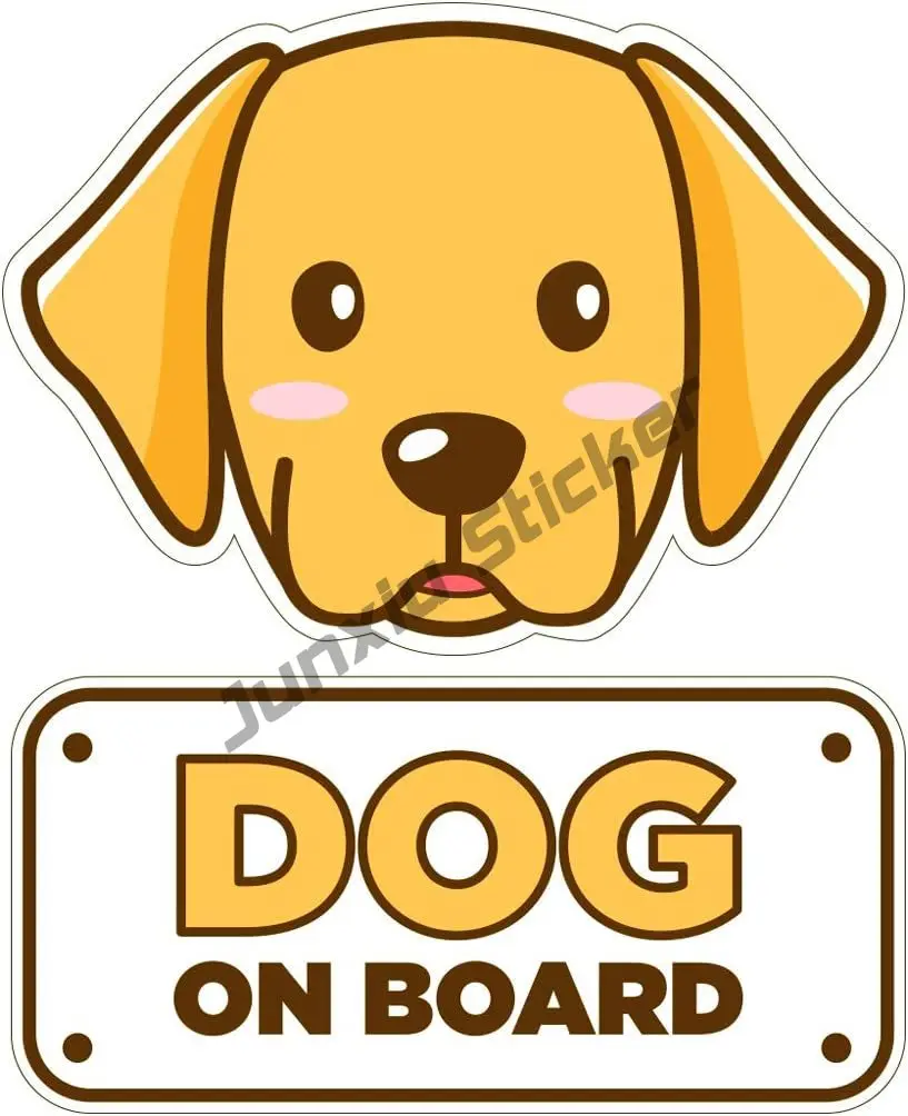 Dog on Board Car Sticker Bumpe - Laptop Accessories Online ulasan dan harga
