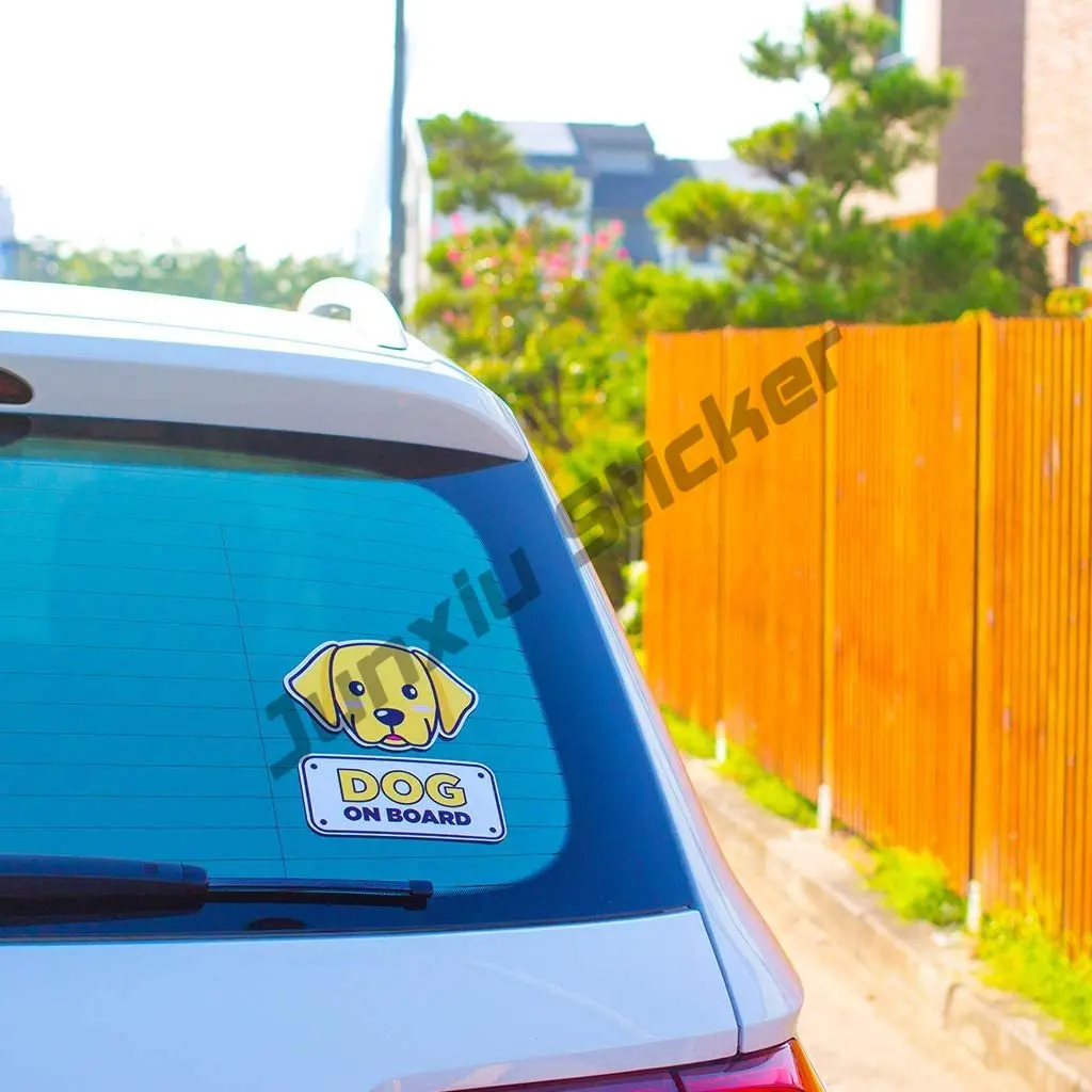 Dog on Board Car Sticker Bumpe - Laptop Accessories Online ulasan dan harga