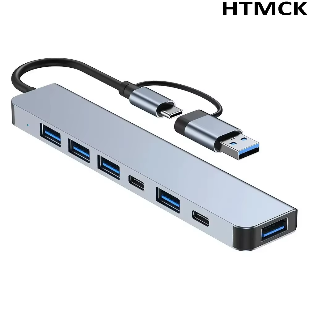 8 in 2 USB C Hub Multi Port Do - Laptop Accessories Hub ulasan dan harga