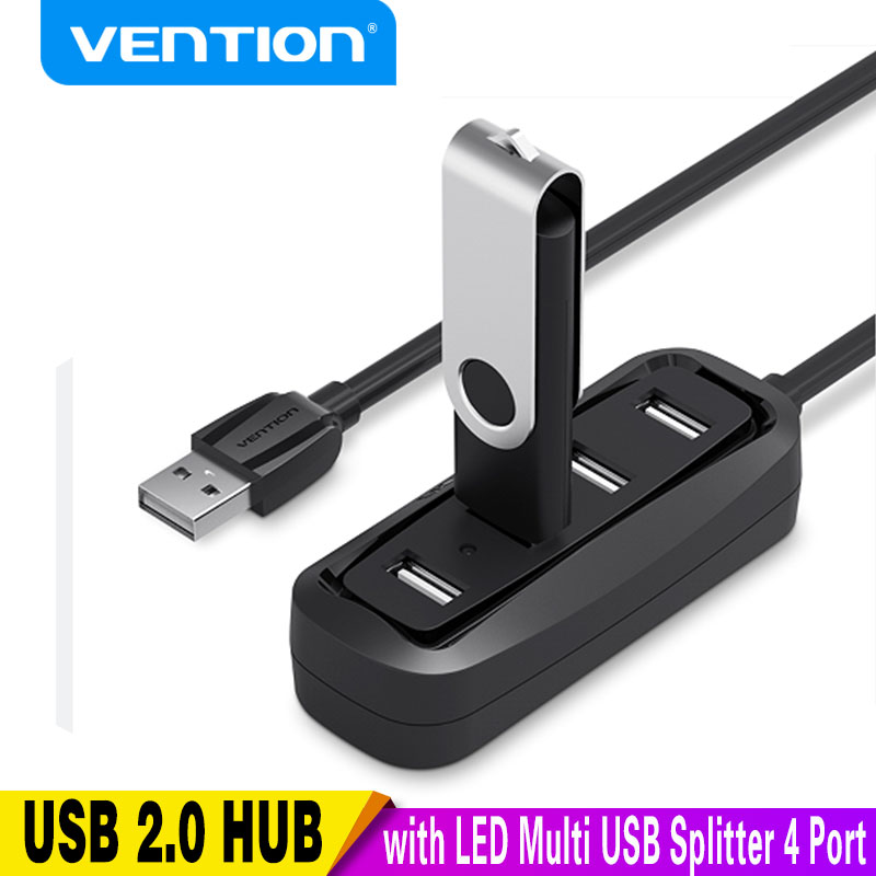 Vention USB 2.0 HUB 4 Port wit - Laptop Accessories Hub ulasan dan harga