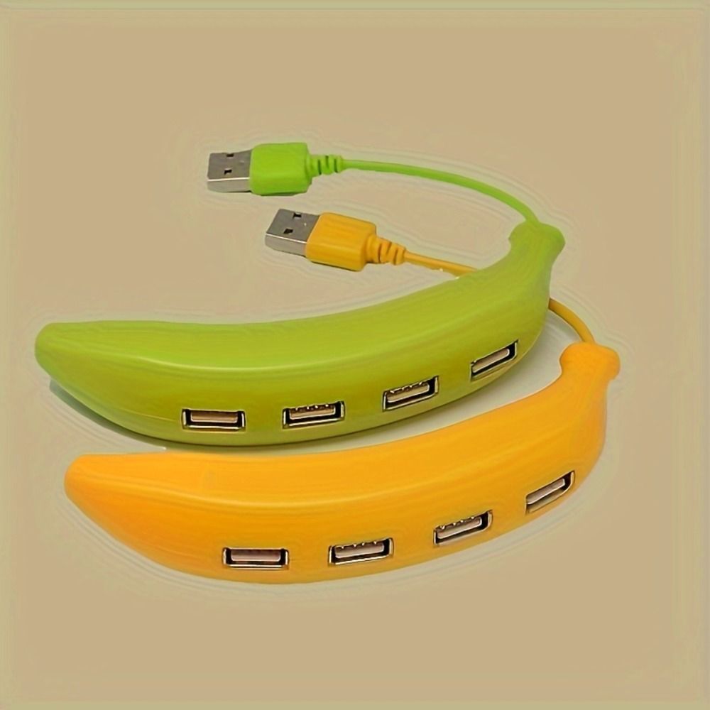 Portable Design Banana USB Hub - Laptop Accessories Hub ulasan dan harga