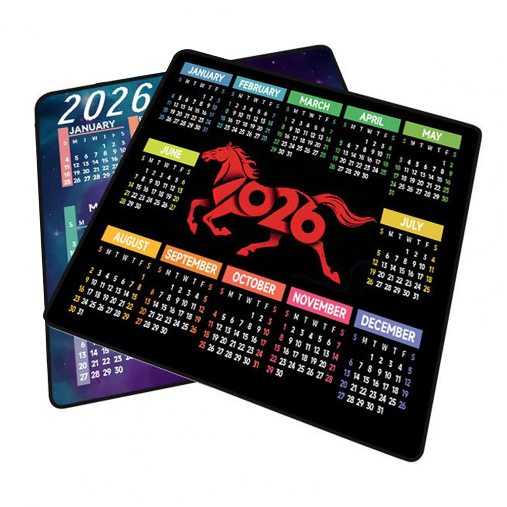 2026 Calendar Mouse Pad Waterp - Laptop Office Accessories ulasan dan harga