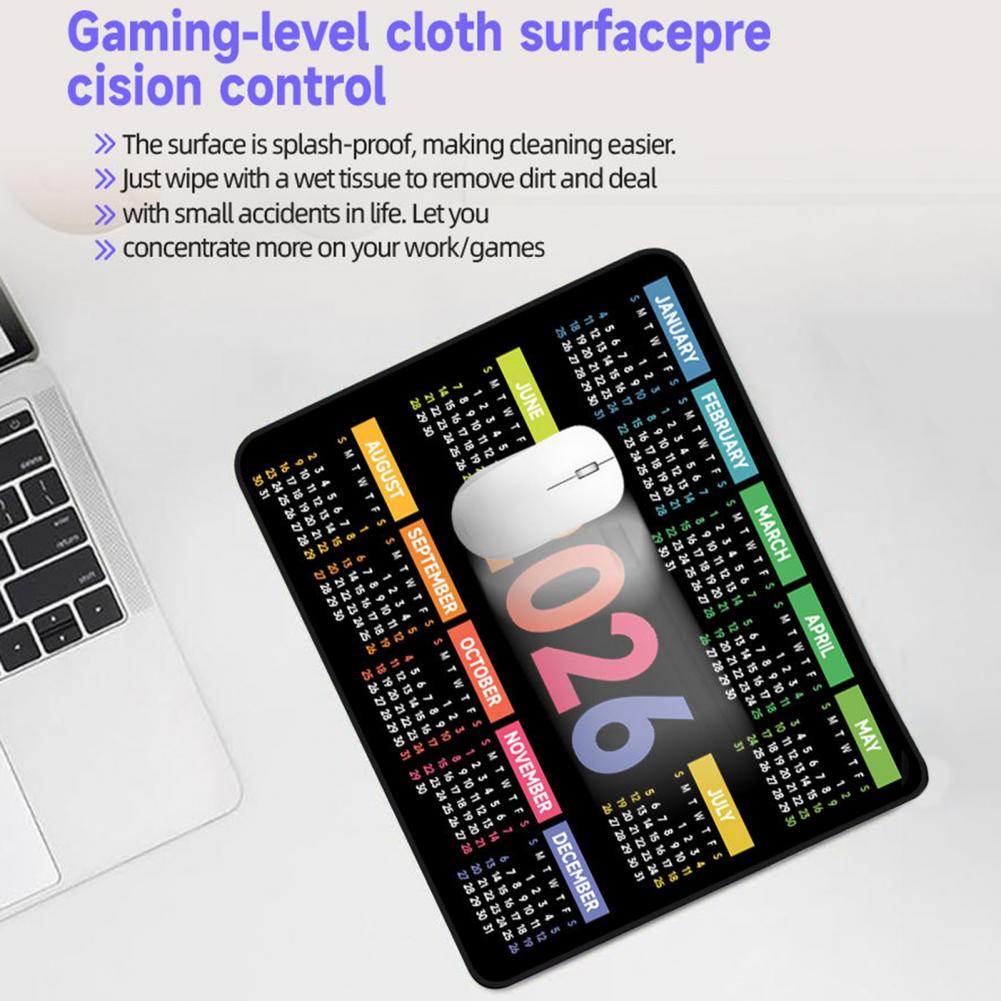 2026 Calendar Mouse Pad Waterp - Laptop Office Accessories ulasan dan harga