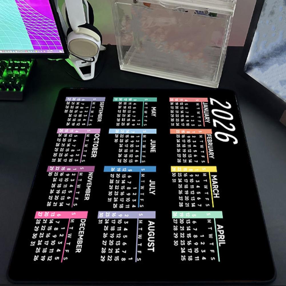 2026 Calendar Mouse Pad Waterp - Laptop Office Accessories ulasan dan harga