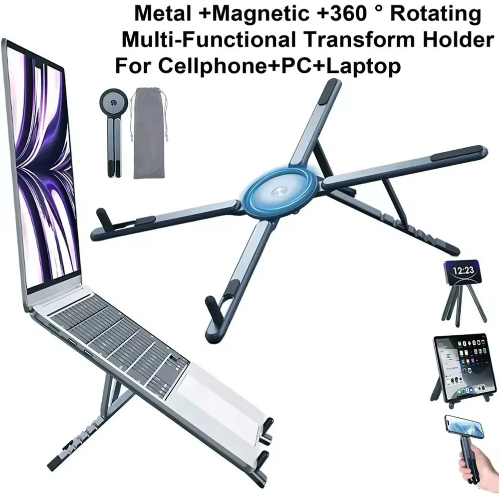 Portable Magnetic Phone Holder - Laptop Office Accessories ulasan dan harga