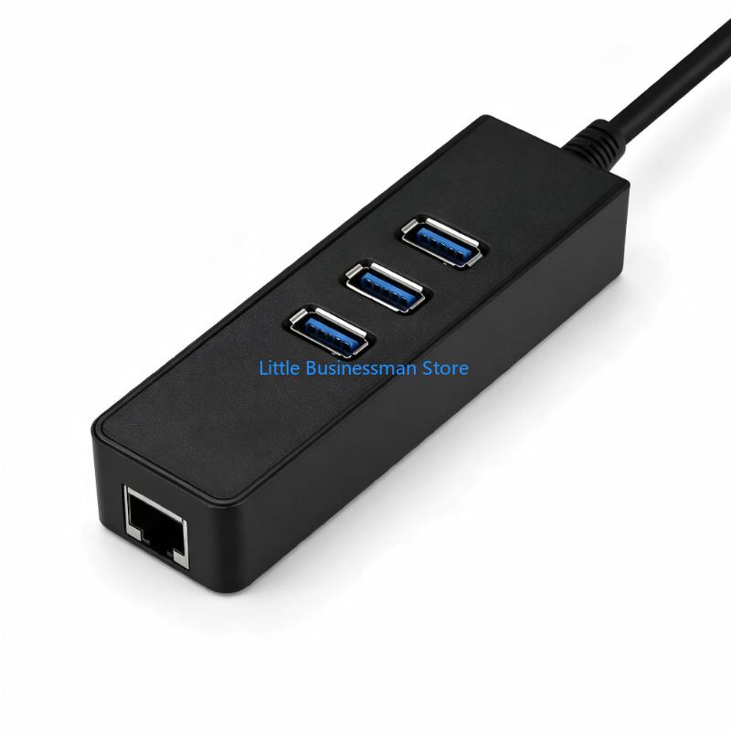 Three USB-A Outlet Ethernet Ad - Laptop Accessories You Need ulasan dan harga