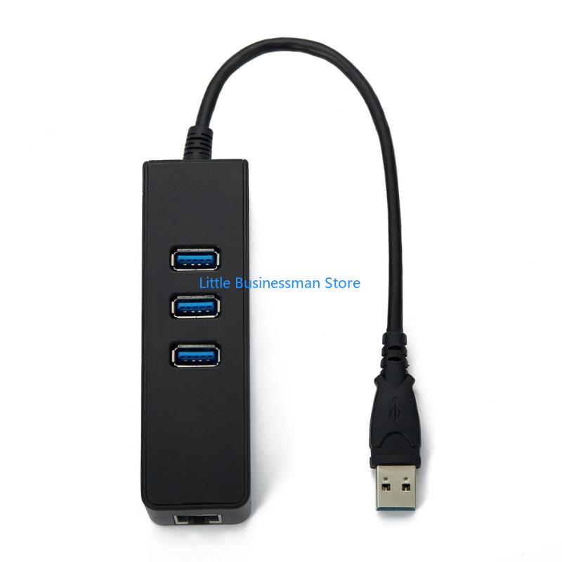 Three USB-A Outlet Ethernet Ad - Laptop Accessories You Need ulasan dan harga