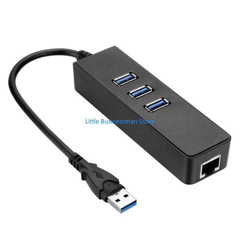 Three USB-A Outlet Ethernet Ad - Laptop Accessories You Need ulasan dan harga