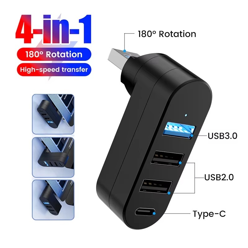 USB Hub 3.0 Mini Splitter Box  - Laptop Accessories And Gadgets ulasan dan harga