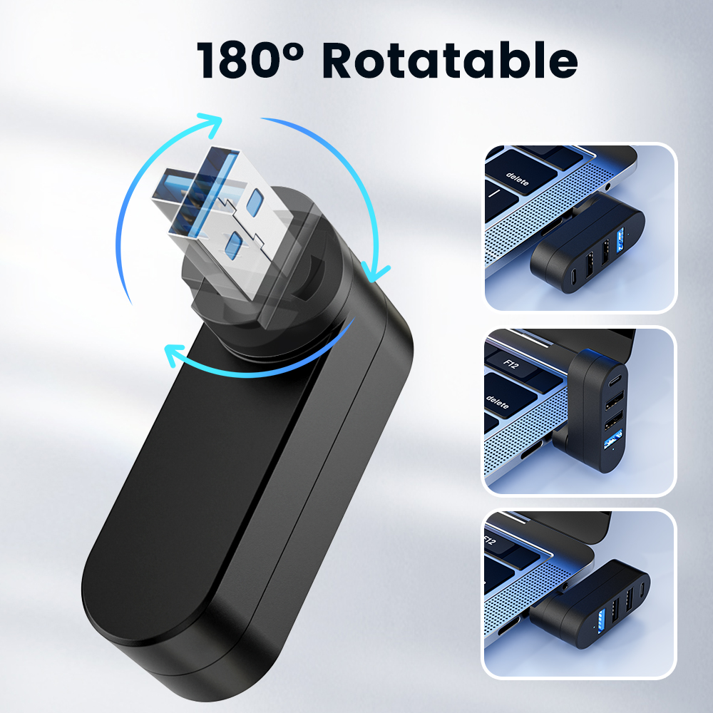 USB Hub 3.0 Mini Splitter Box  - Laptop Accessories And Gadgets ulasan dan harga
