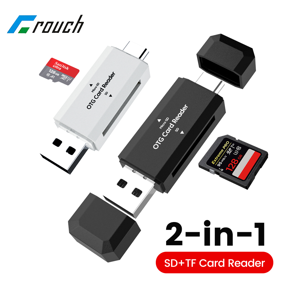 2-in-1 USB2.0 Card Reader SD T - Laptop Accessories And Gadgets ulasan dan harga