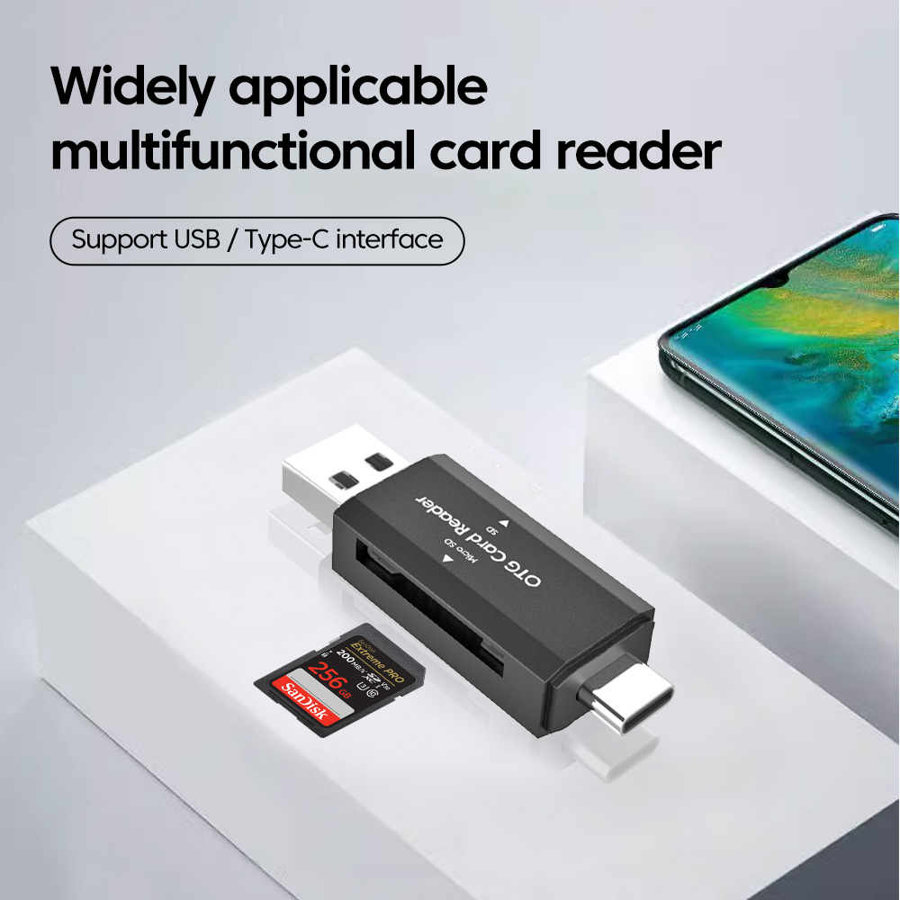 2-in-1 USB2.0 Card Reader SD T - Laptop Accessories And Gadgets ulasan dan harga
