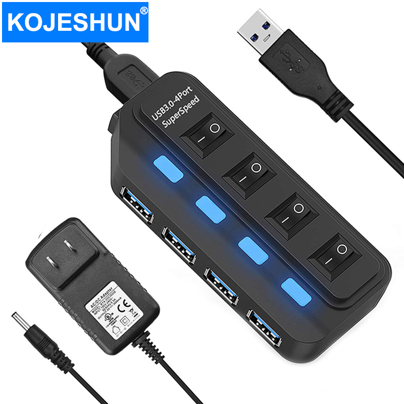 4 Ports USB 3.0 HUB 5Gbps High - Laptop Accessories And Gadgets ulasan dan harga