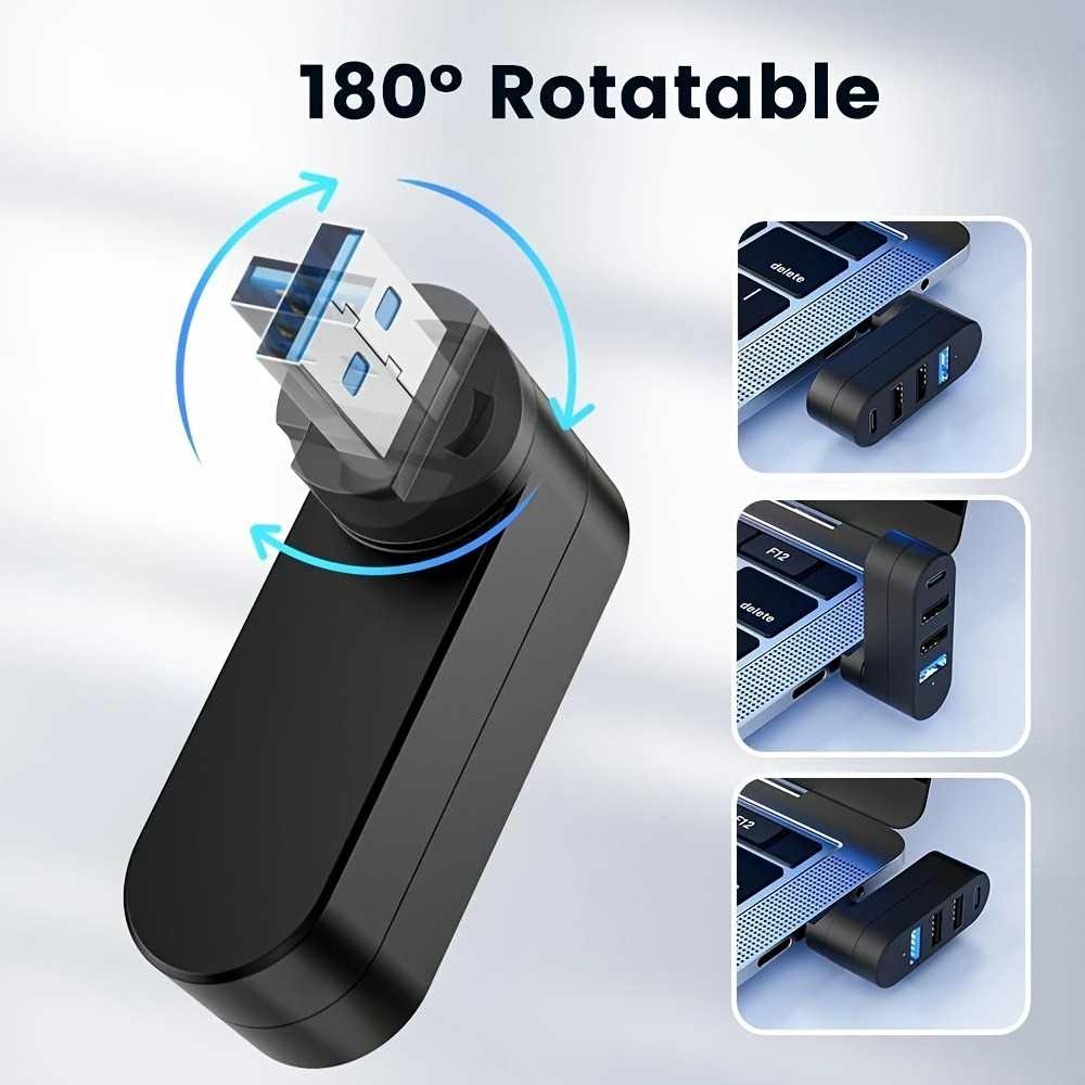 Mini Splitter 4 Ports USB Hub  - Laptop Accessories And Gadgets ulasan dan harga