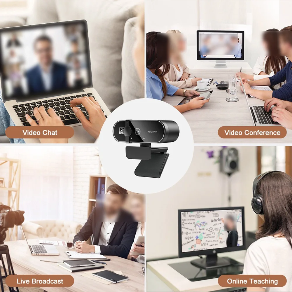 4K HD Webcam For Online Classe - Laptop Accessories Online ulasan dan harga