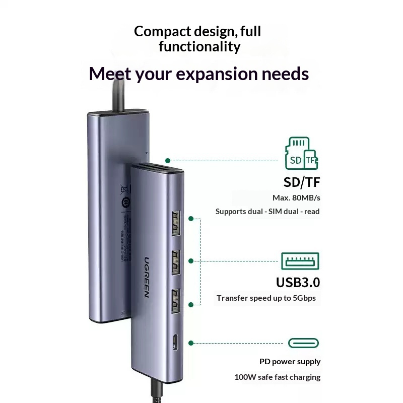 UGREEN 25040 USB C Hub Card Re - Laptop Accessories Hub ulasan dan harga